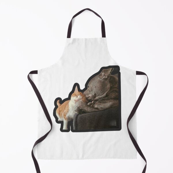 Item preview, Dog cleans cat designed and sold by DawnyClark.