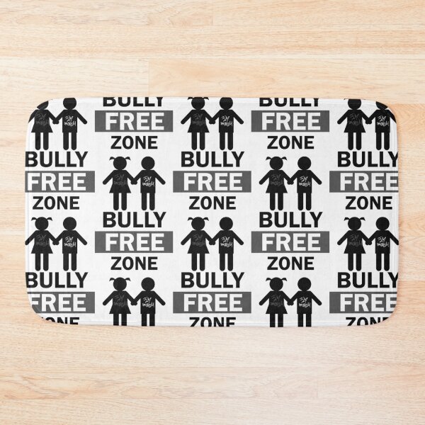 Item preview, BULLY FREE ZONE (BLACK/WHITE/GREY) designed and sold by IMAPROBLEM BRAND CLOTHING BY INFLUENCE GETEM.