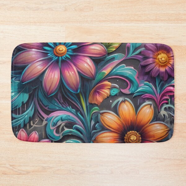 Item preview, Cool Flower Graffiti Art Pattern designed and sold by TheArtOfPat.