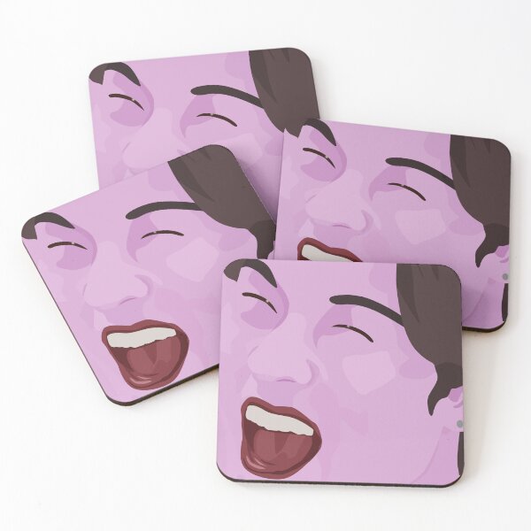 Item preview, Pop art laughing Joohoney in lavender designed and sold by PhineasSpoon.