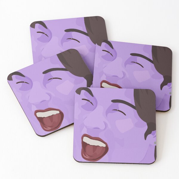 Item preview, Pop art laughing Joohoney in lilac designed and sold by PhineasSpoon.