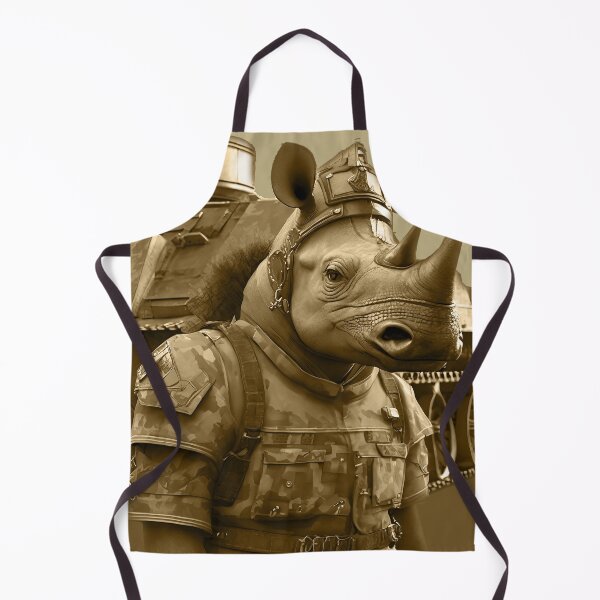 Item preview, THE BRAVE, THE STRONG, THE RHINO designed and sold by Foxlindesigns.