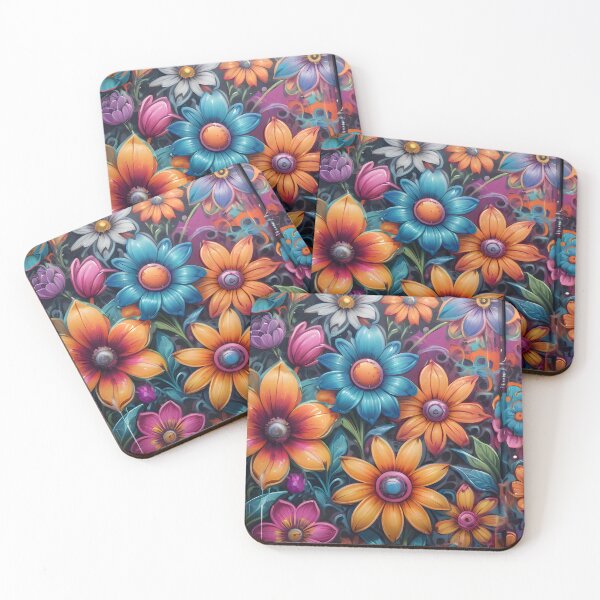 Item preview, Cool Flower Graffiti Art Pattern designed and sold by TheArtOfPat.