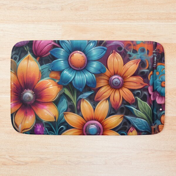 Item preview, Cool Flower Graffiti Art Pattern designed and sold by TheArtOfPat.