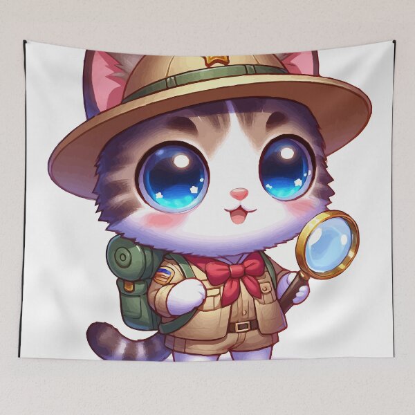 Item preview, The Cat of the Night Mystery designed and sold by Gacram.