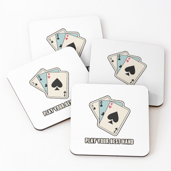 Item preview, Play Your Best Hand - Minimalist Playing Cards Design designed and sold by NiftyWrx.