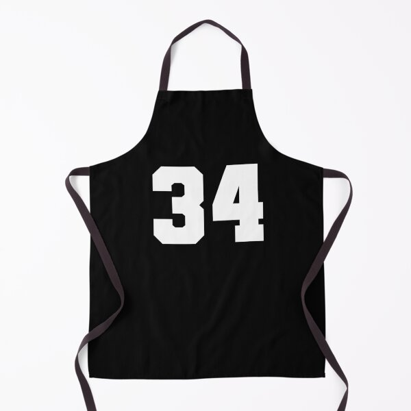 Item preview, 34, thirty-four, white, soccer league designed and sold by Numbers-Art.