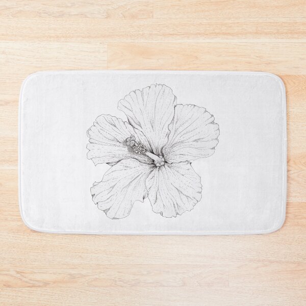 Item preview, Hibiscus Sketch designed and sold by skye-studio.