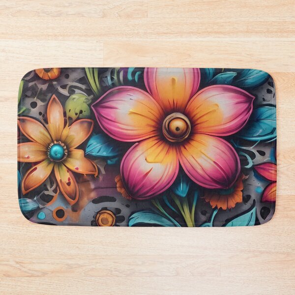 Item preview, Cool Flower Graffiti Art Pattern designed and sold by TheArtOfPat.