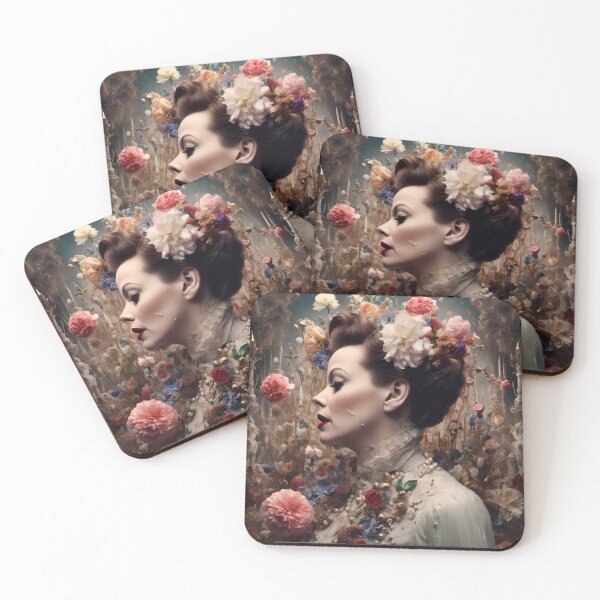 Item preview, Profile with flowers - Judy vibes designed and sold by Joanne Walsh.