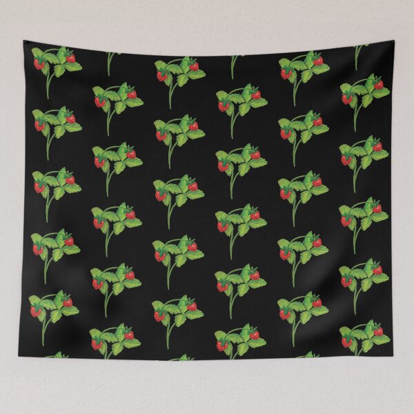 Item preview, Woodland Wild Strawberry Illustration designed and sold by Julia Doria.