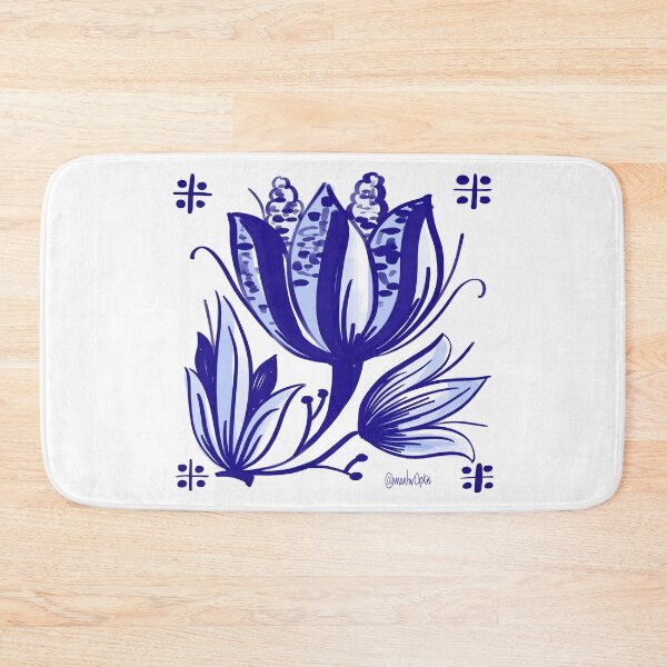 Item preview, Blue handpainting portuguese tile designed and sold by MartaCrokis.