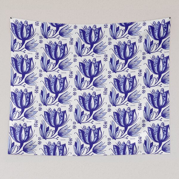 Item preview, Blue handpainting portuguese tile designed and sold by MartaCrokis.