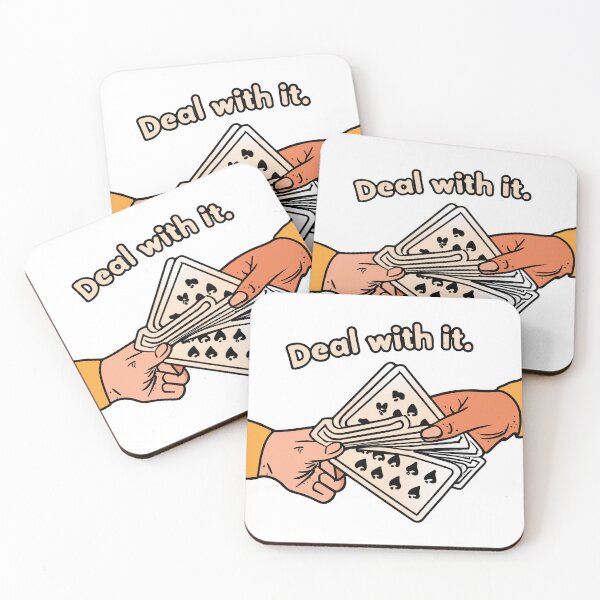 Item preview, Deal With It - Card Games Pop Art designed and sold by NiftyWrx.