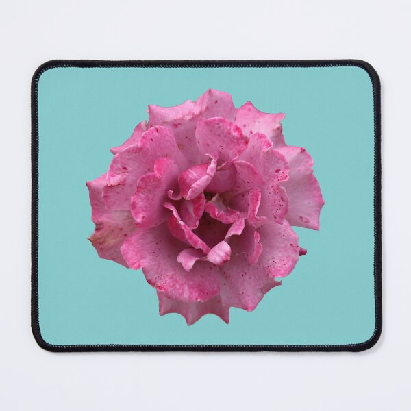 Item preview, Pink or Purple Speckled Rose on Blue designed and sold by STHogan2.