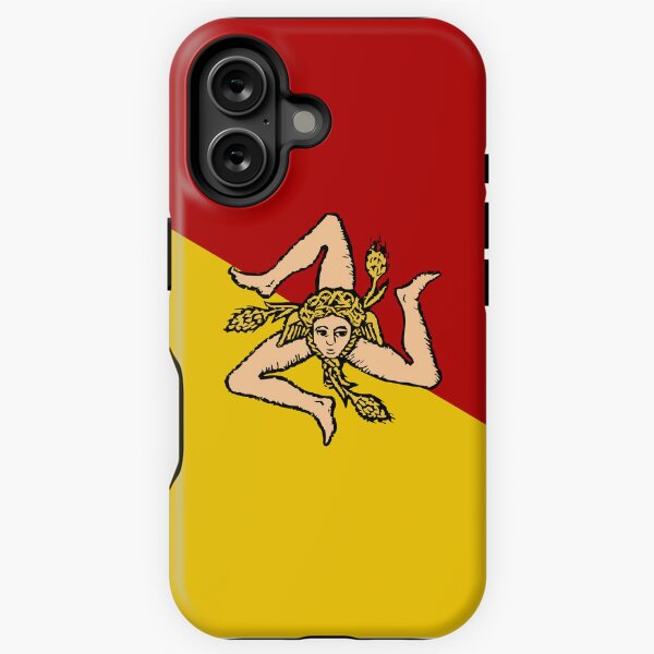 Sicilian Flag of Sicily iPhone Tough Case