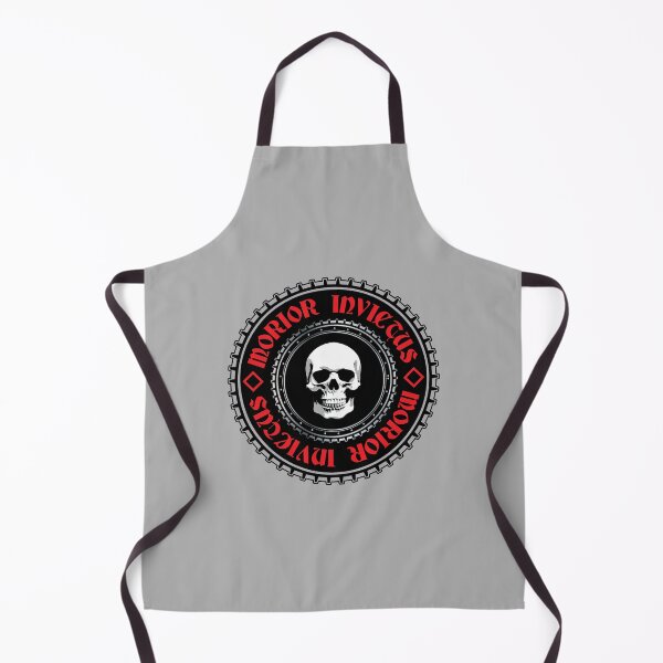 Item preview, Morior Invictus Skull Logo - Inspirational Powerful Latin Phrase Quote designed and sold by WIZECROW.
