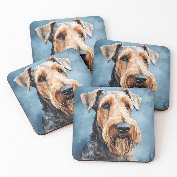 Item preview, Airedale Terrier Portrait (watercolor) designed and sold by Samuelsboro.