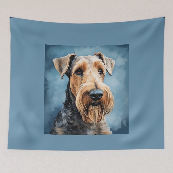 Item preview, Airedale Terrier Portrait (watercolor) designed and sold by Samuelsboro.
