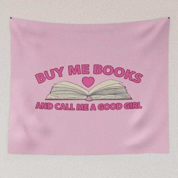 Item preview, Buy Me Books and Call Me a Good Girl designed and sold by baranskini.