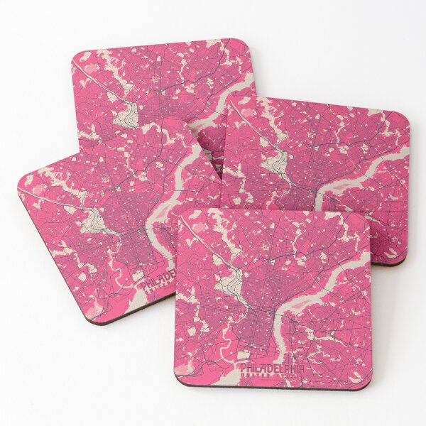 Item preview, Philadelphia City Map of Pennsylvania,  USA - Blossom designed and sold by deMAP.
