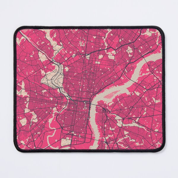 Item preview, Philadelphia City Map of Pennsylvania,  USA - Blossom designed and sold by deMAP.