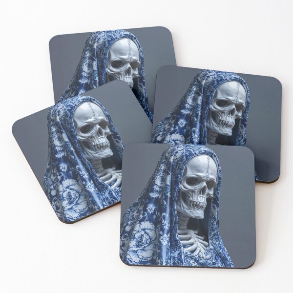 Item preview, Blue and White Holy Porcelain Skeleton designed and sold by Rage-Ai.