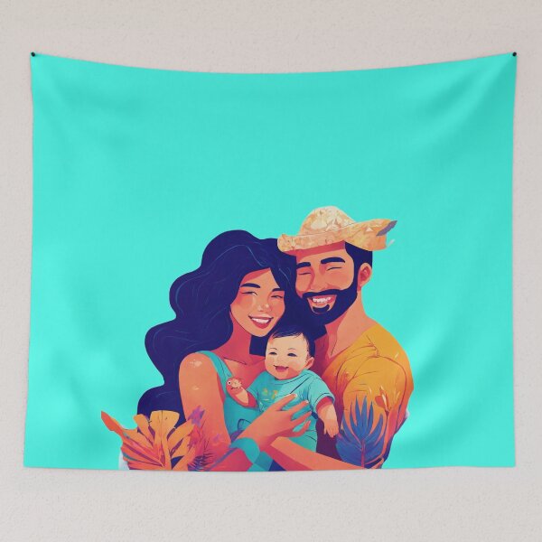 Item preview, Happy family designed and sold by UZRWRLD .