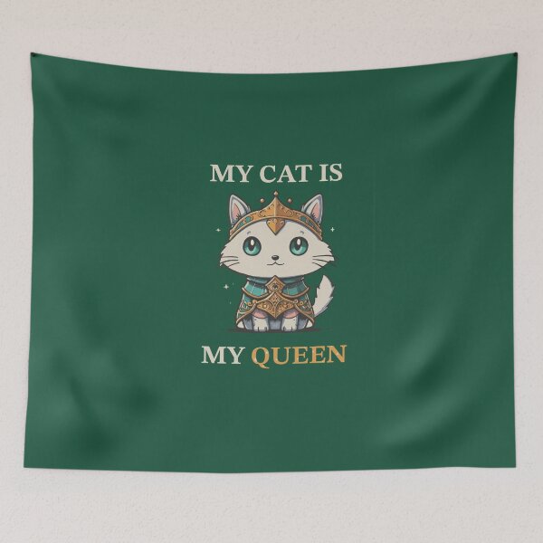 Item preview, Cute My Cat is My Queen Design designed and sold by EclipseThreads.