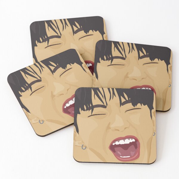 Item preview, Pop art laughing Hoshi in orange designed and sold by PhineasSpoon.