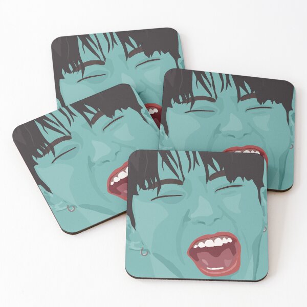 Item preview, Pop art laughing Hoshi in teal designed and sold by PhineasSpoon.