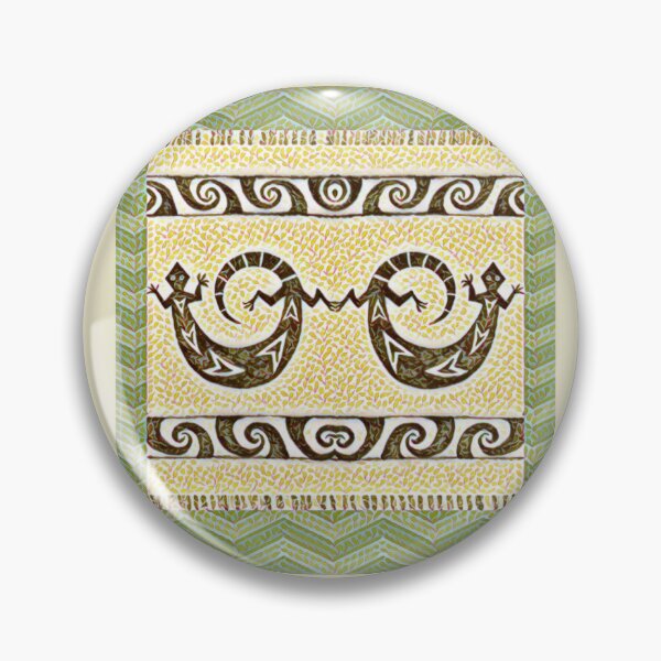 Item preview, Mosaico Lagartos Mimbres designed and sold by oh-bi-me.