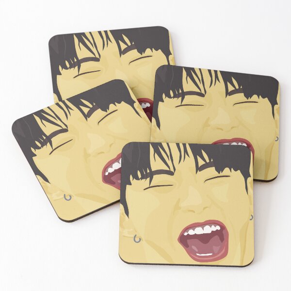 Item preview, Pop art laughing Hoshi in yellow designed and sold by PhineasSpoon.