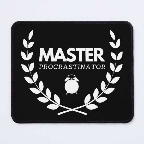 Item preview, Master Procrastinator Olive Branch Design designed and sold by CarefulCreation.