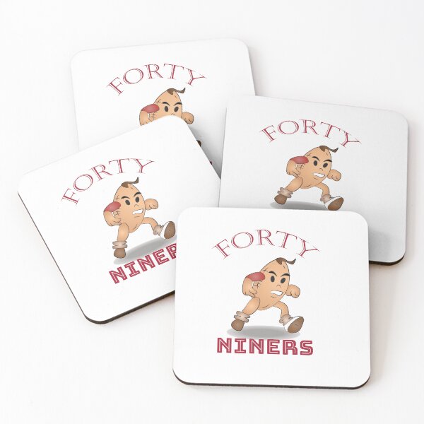 Item preview, Forty Niners American Football Vintage Mascot designed and sold by karyalangit.