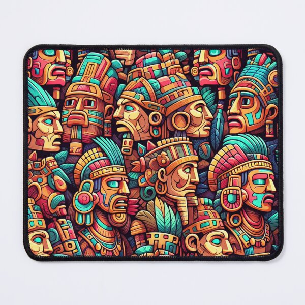 Item preview, seamless pattern ancient maya tribe designed and sold by rizaldz.