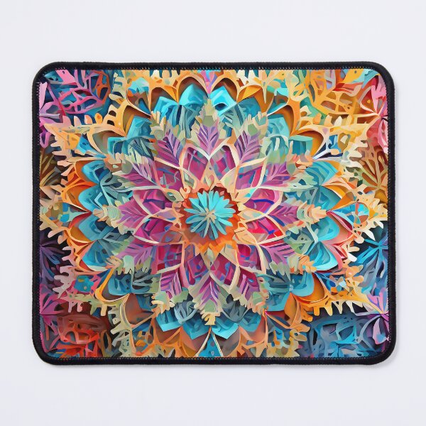 Item preview, Paper Art - Kaleidoscope in Bright Colors #4 designed and sold by Dan Farsaci.