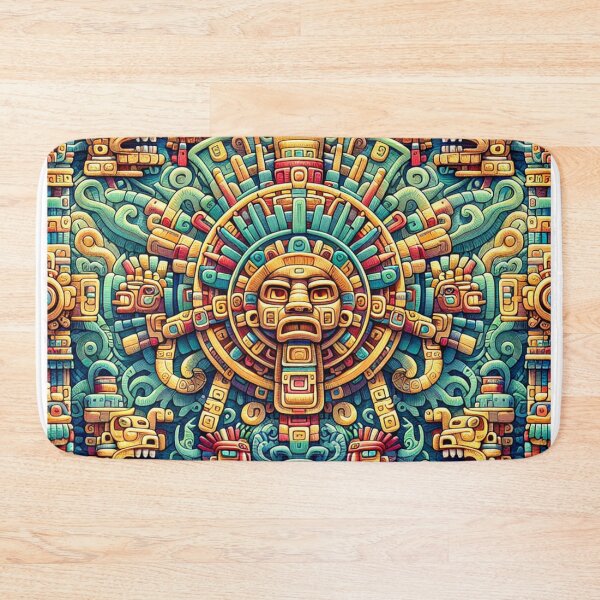 Item preview, seamless pattern ancient maya tribe designed and sold by rizaldz.