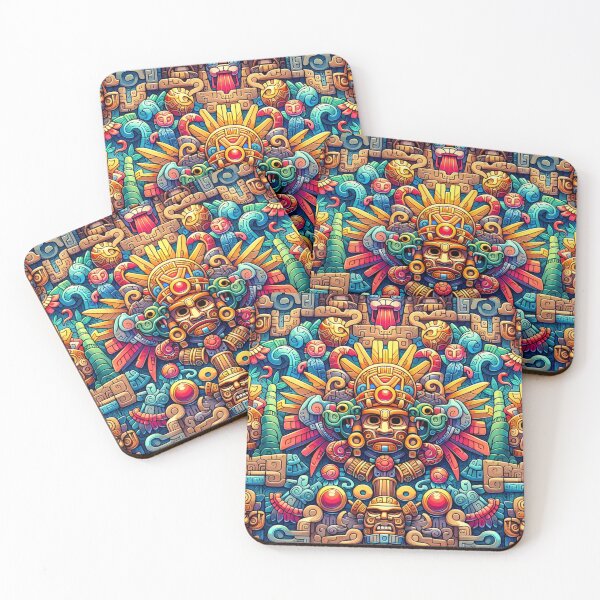 Item preview, seamless pattern ancient maya tribe designed and sold by rizaldz.