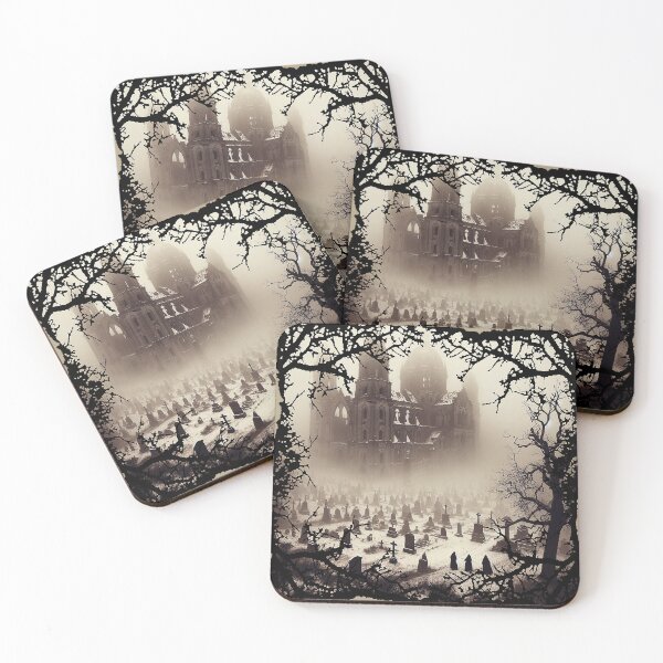 Item preview, nuns in the cemetery designed and sold by Foxlindesigns.