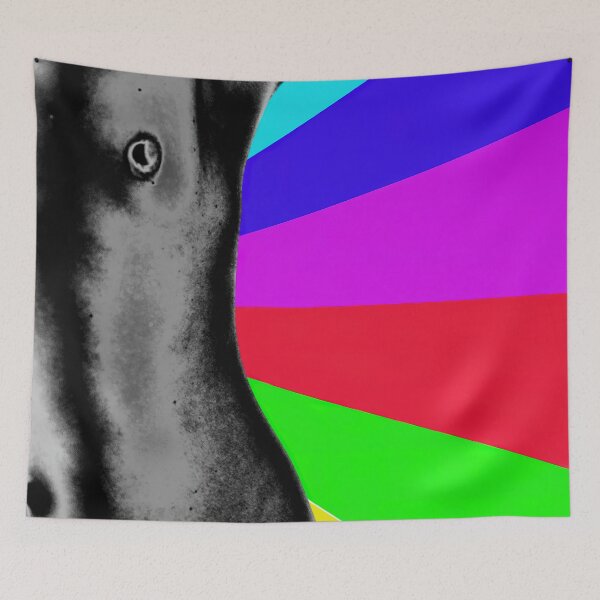 Item preview, Female Silhouette, Rainbow Stripes, Torso designed and sold by IdoFriedmanArt.