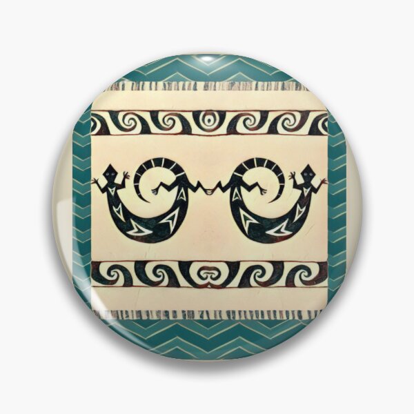 Item preview, Lagartos Mimbres con Rayas Verde Azulado designed and sold by oh-bi-me.