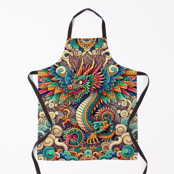 Item preview, seamless pattern dragon ancient maya tribe designed and sold by rizaldz.