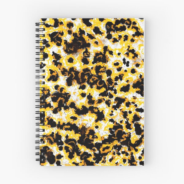 Item preview, Black and yellow abstract pattern designed and sold by MariDaniArt.