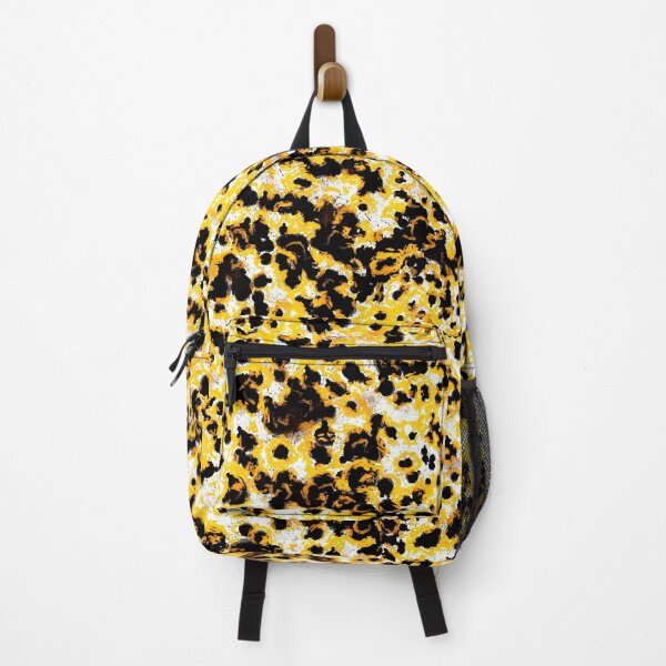 Item preview, Black and yellow abstract pattern designed and sold by MariDaniArt.