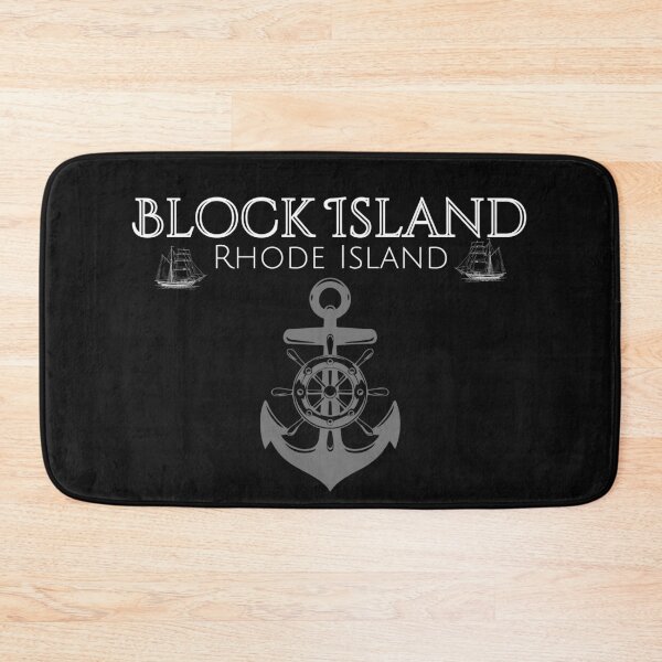 Item preview, Block Island Rhode Island White Text Travel Design designed and sold by EarthArtDesigns.