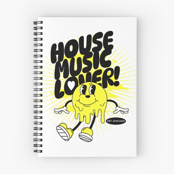 Item preview, HOUSE MUSIC  - Lover Melting Mascot  (yellow/black)  designed and sold by Discothreadz.