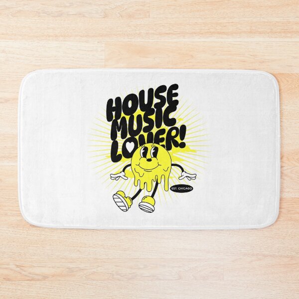 Item preview, HOUSE MUSIC  - Lover Melting Mascot  (yellow/black)  designed and sold by Discothreadz.