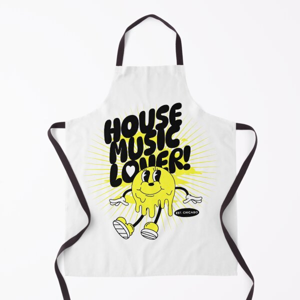 Item preview, HOUSE MUSIC  - Lover Melting Mascot  (yellow/black)  designed and sold by Discothreadz.