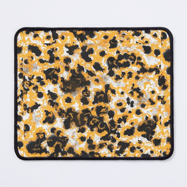 Item preview, Black and orange abstract pattern designed and sold by MariDaniArt.